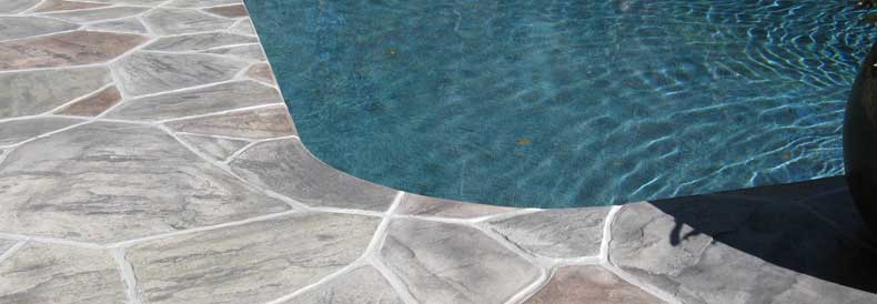 Pool Deck Concrete Overlay